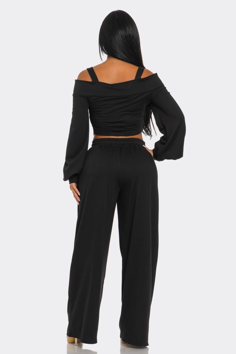 Silent Stunt Pants Set-Black