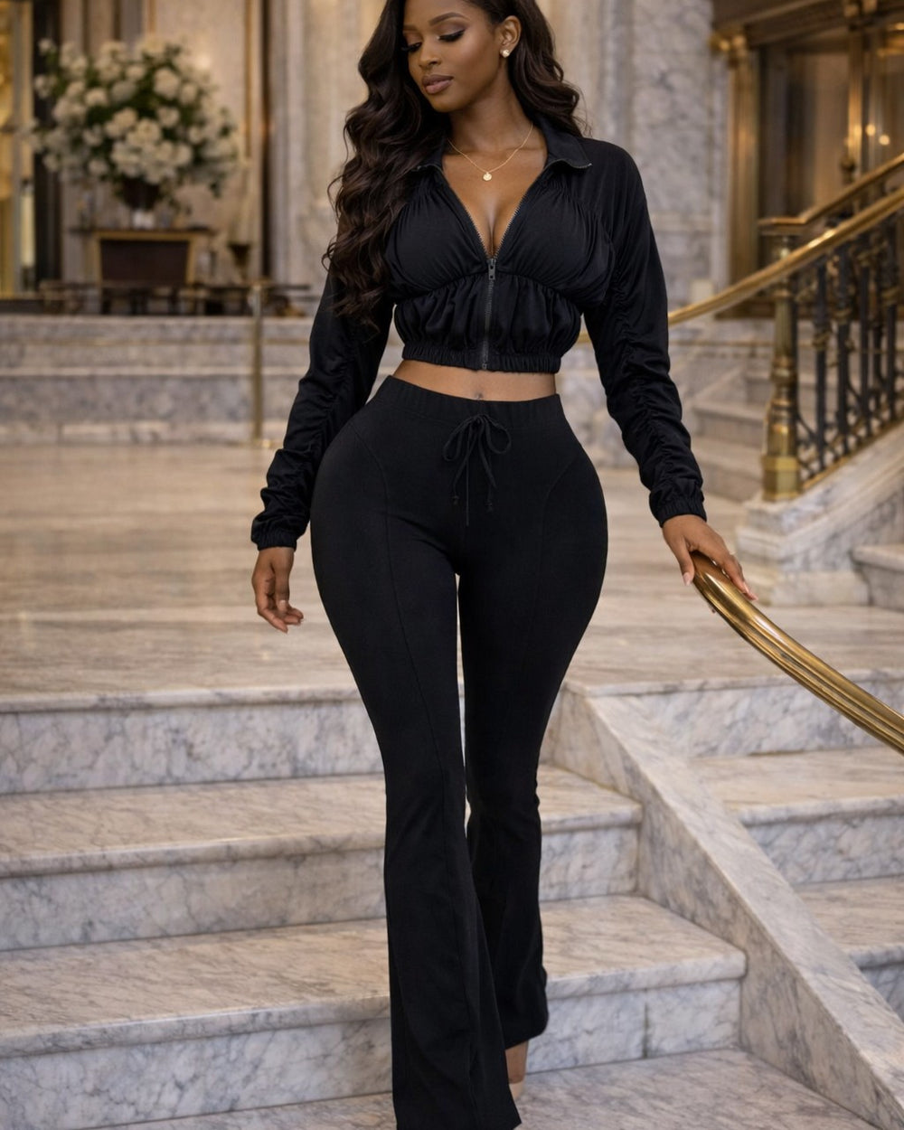 Feeling Pretty Set-Black