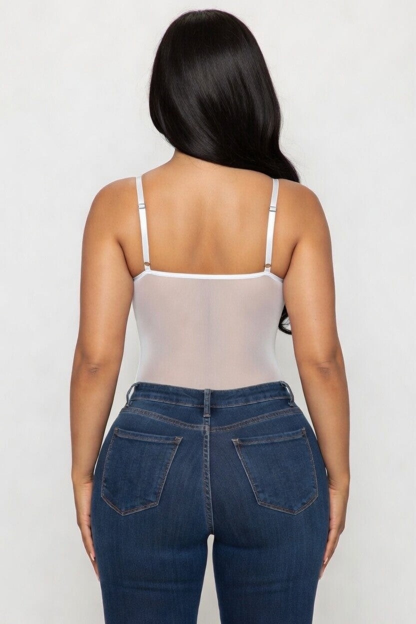 Stone Cold Bodysuit-White