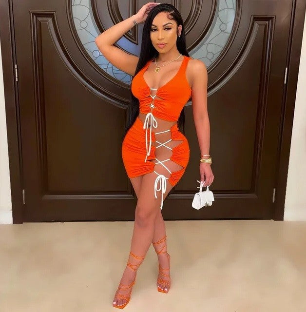 Sunset Stunner Set-Orange