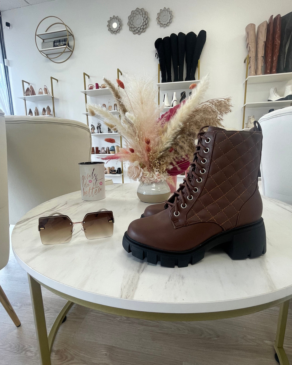 Kimmy Combat Booties