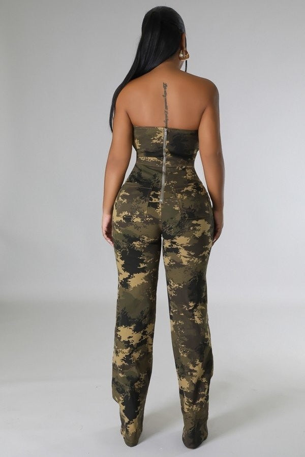 Level Up Camo Jumpsuit