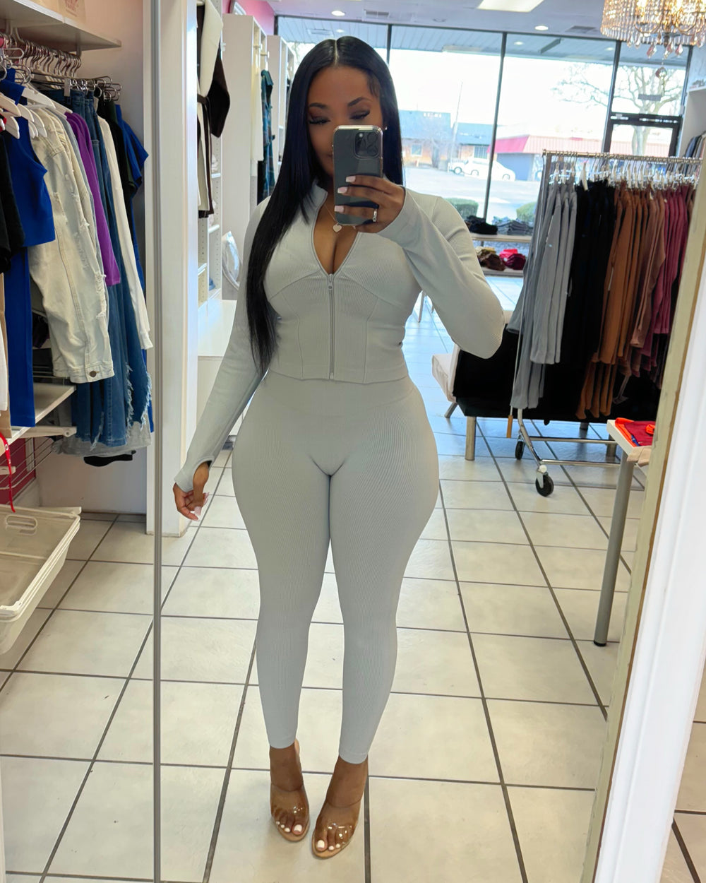 Body Basics Active Set-Grey