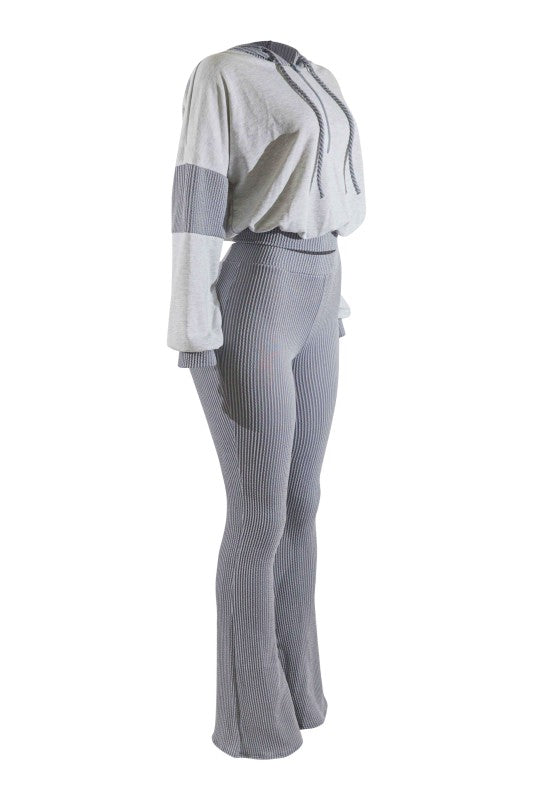 Love Me Right Set: Heather Gray/Silver