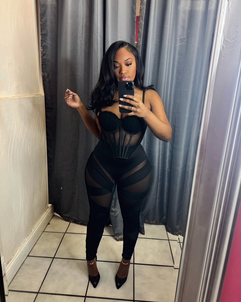 Ariel Mesh Corset Top
