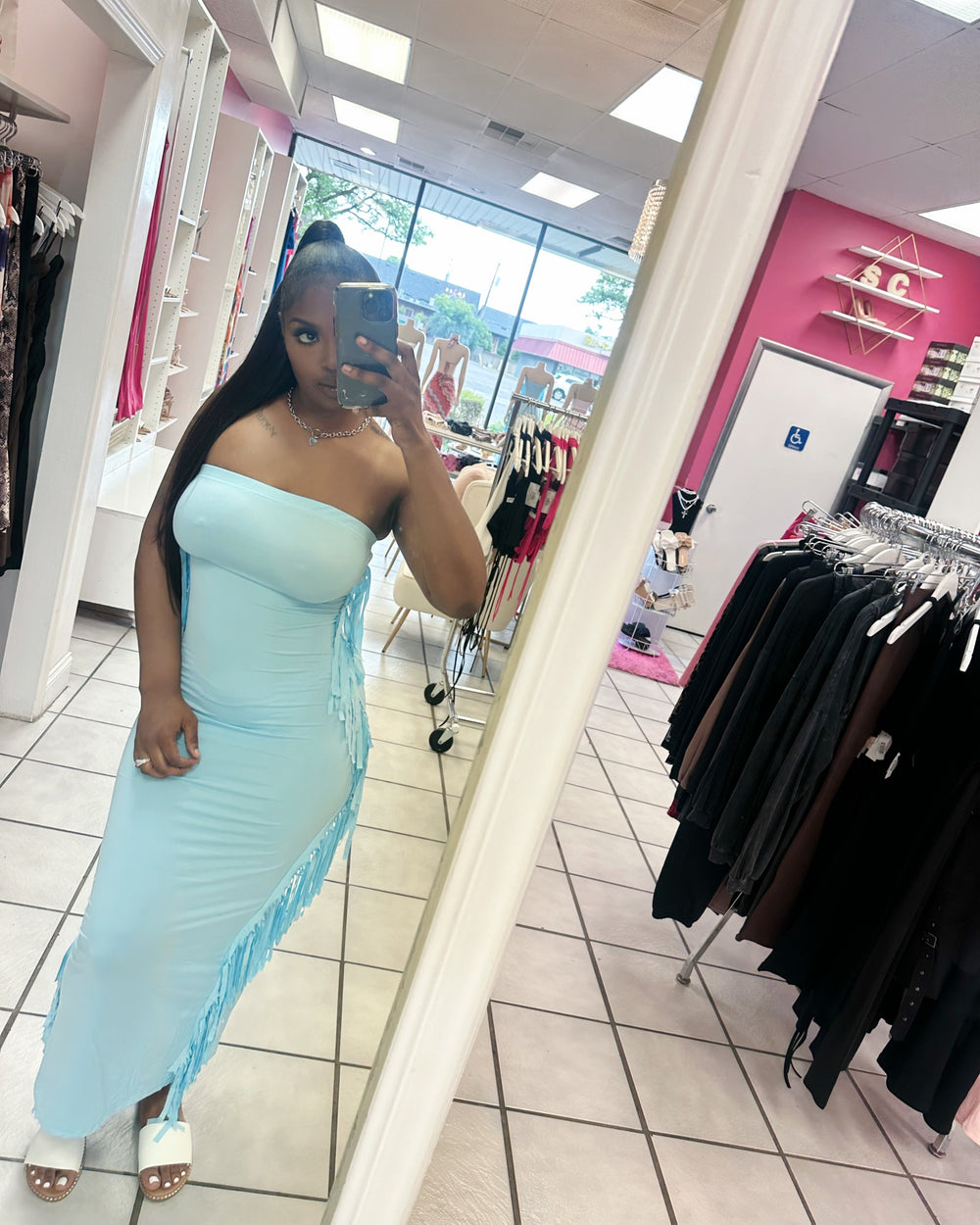 Fringe Energy Maxi Dress