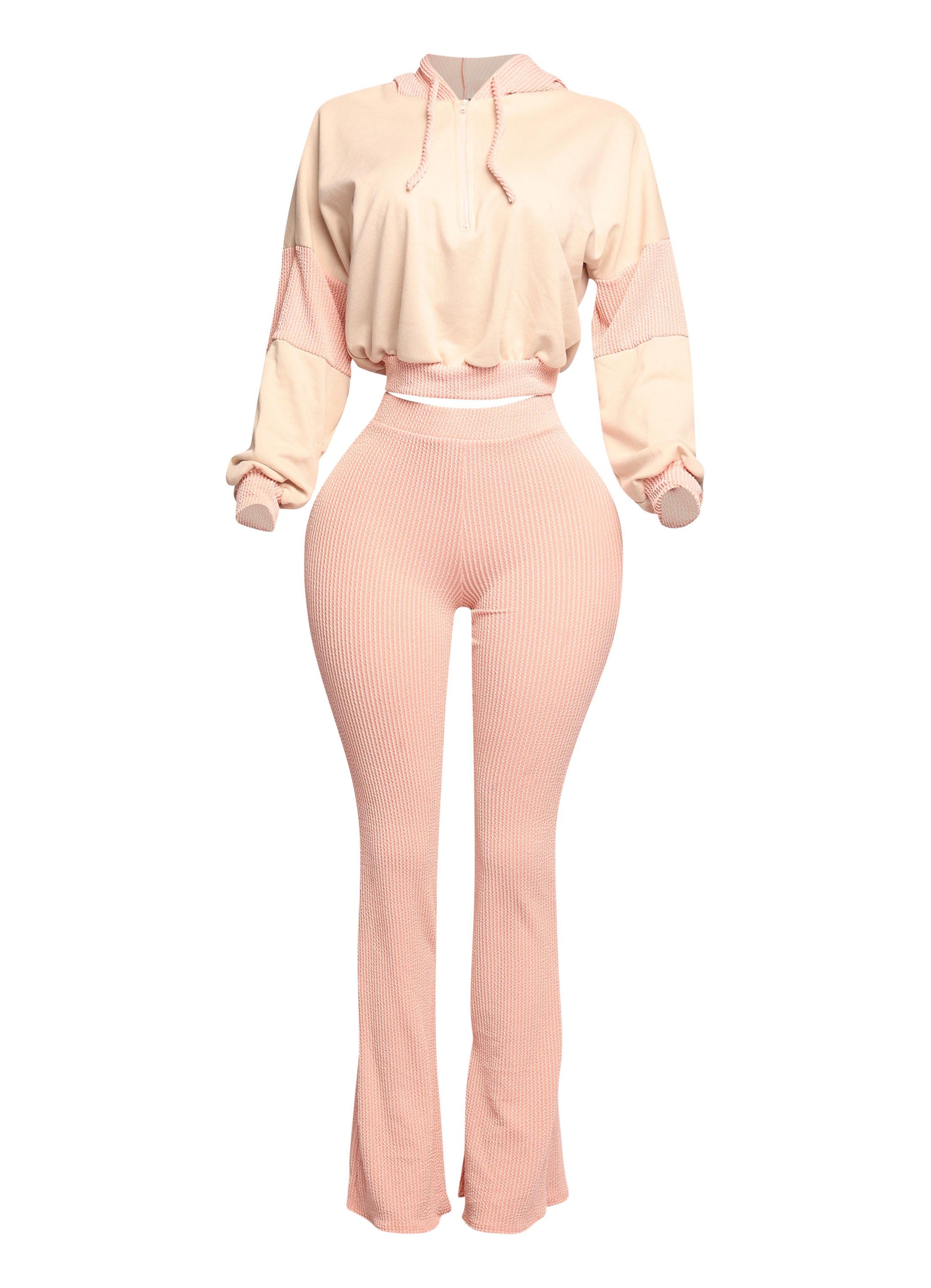 Game Day Pants Set-Baby Pink