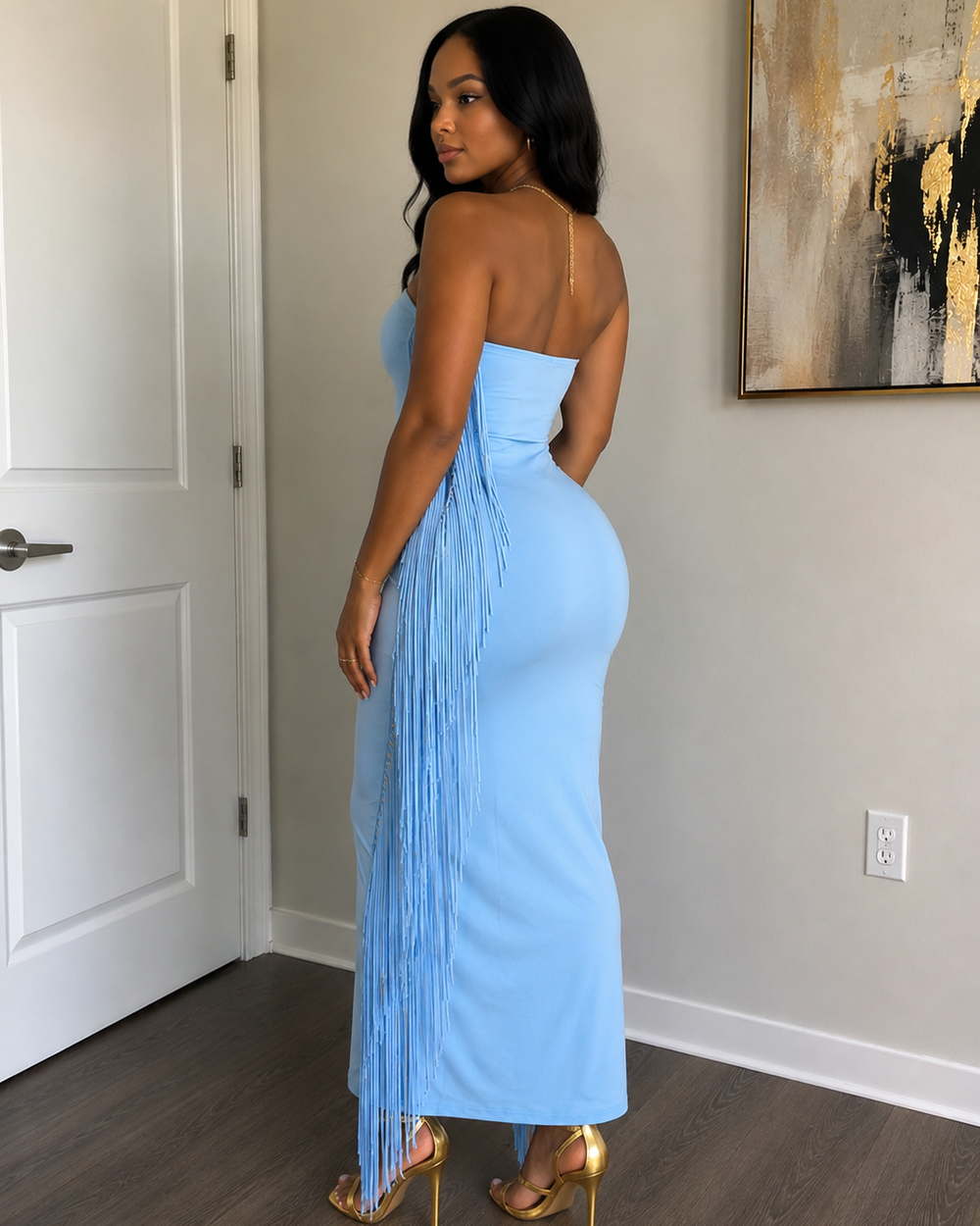 Fringe Energy Maxi Dress
