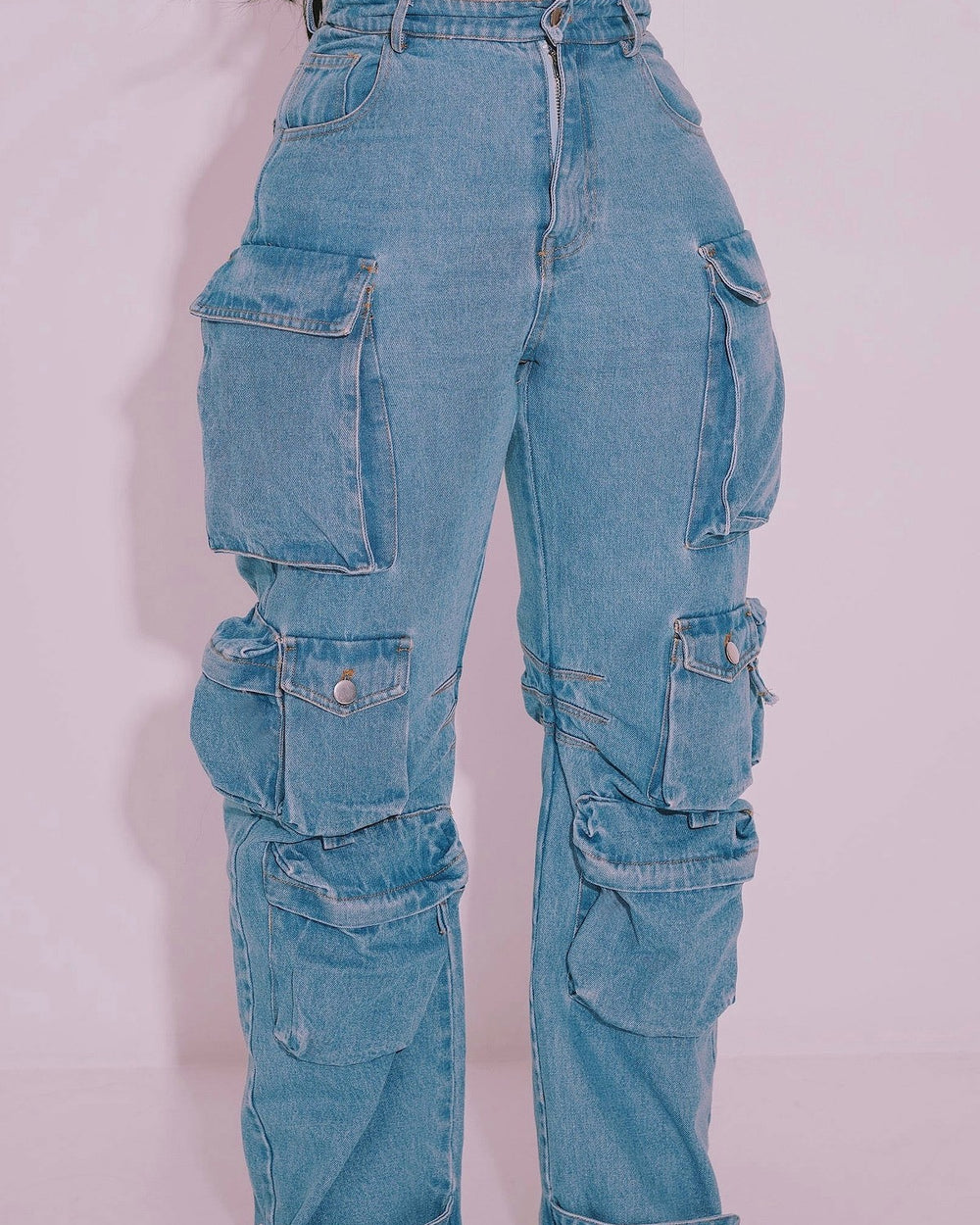 Fly Girl Utility Cargo Jeans