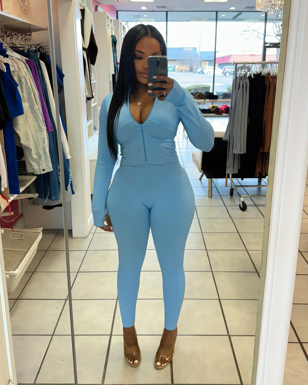 Body Basics Active Set-Baby Blue