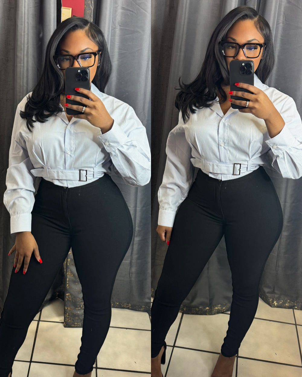Corporate Vixen Crop Top
