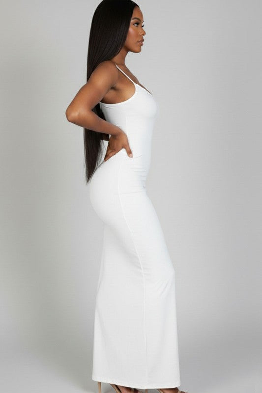 Snatched & Simple Maxi-White