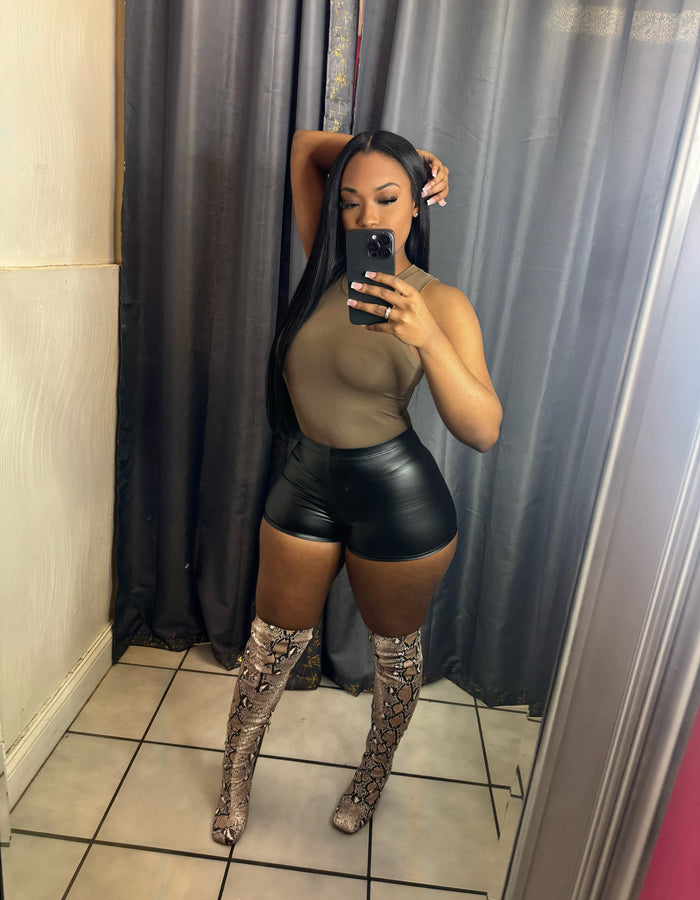 Essential Bodysuit-Brown