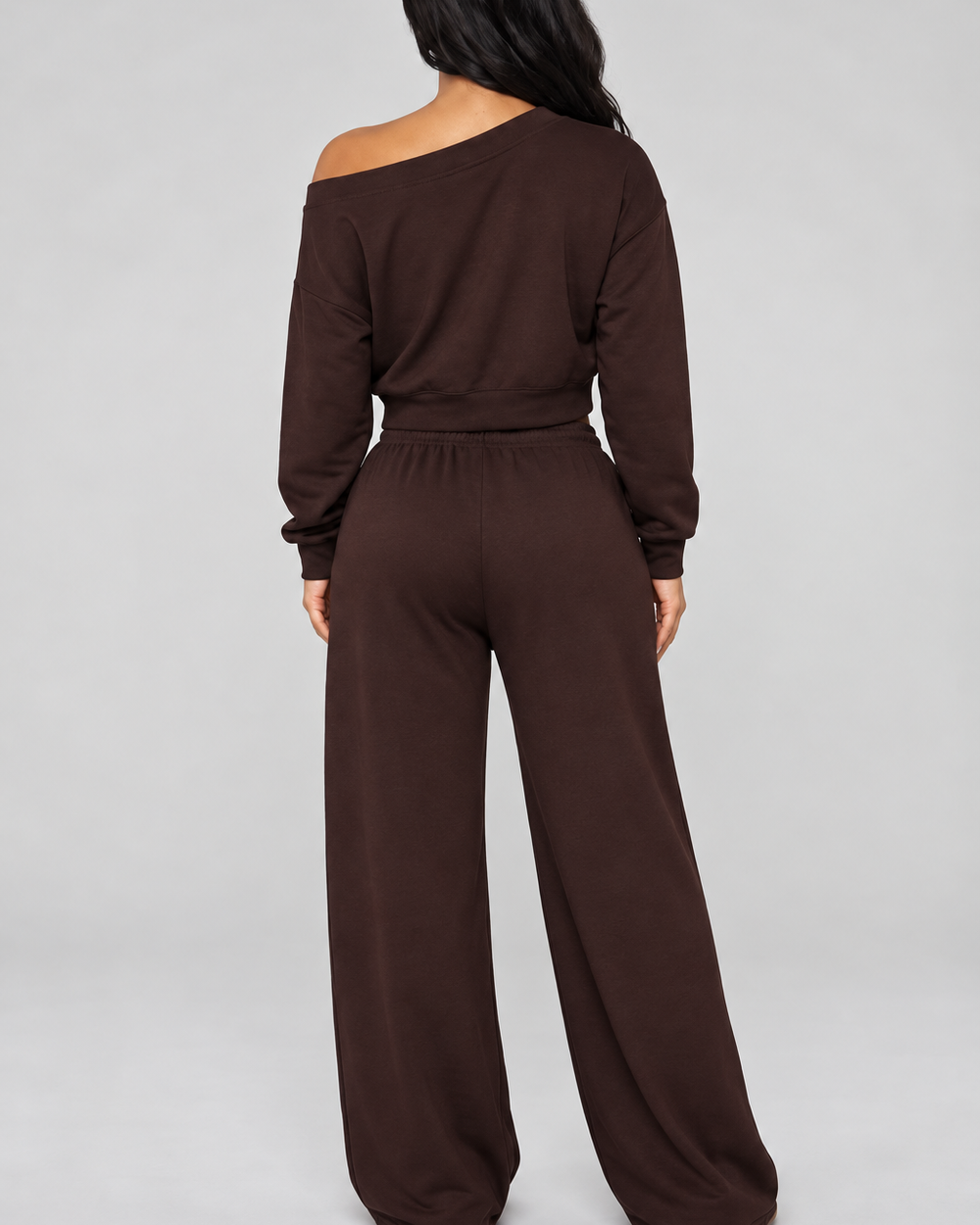 Slouch & Chic Lounge Set-Chocolate