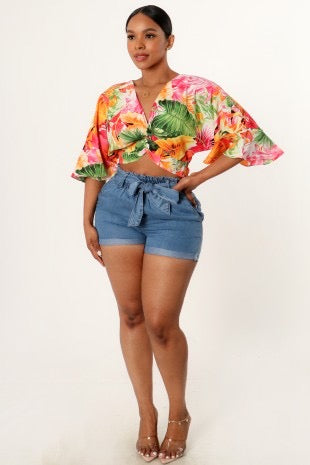 Summer Bliss Denim Shorts