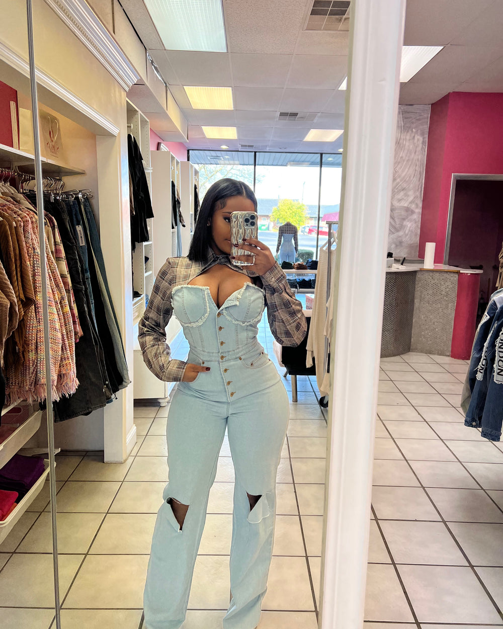 Fashionista Denim Jumpsuit