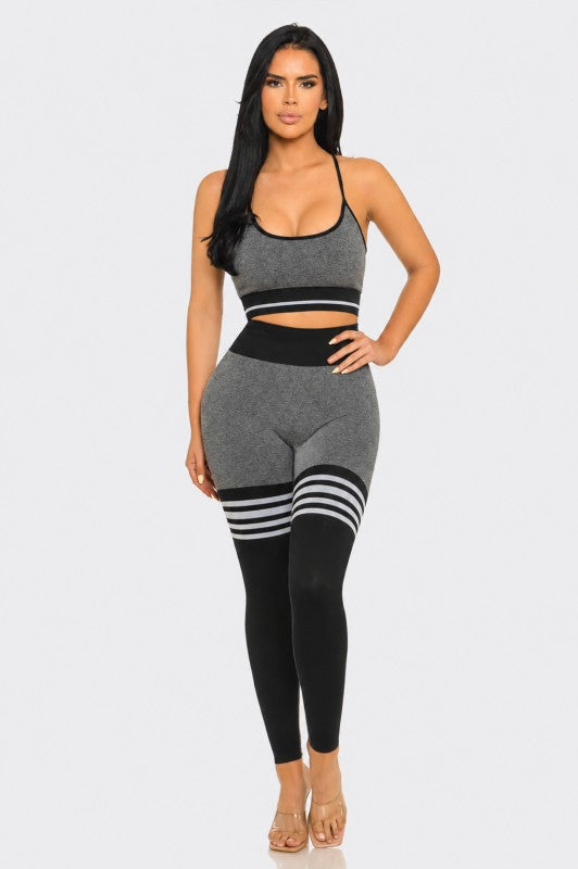 VIP Active Set-Charcoal