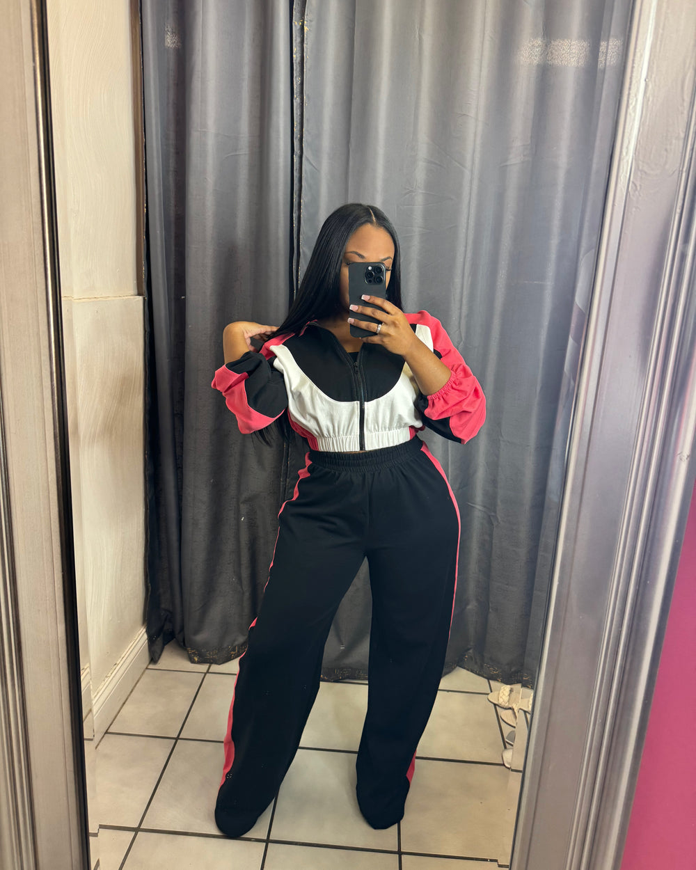 Out Of My League Tracksuit-Pink Combo