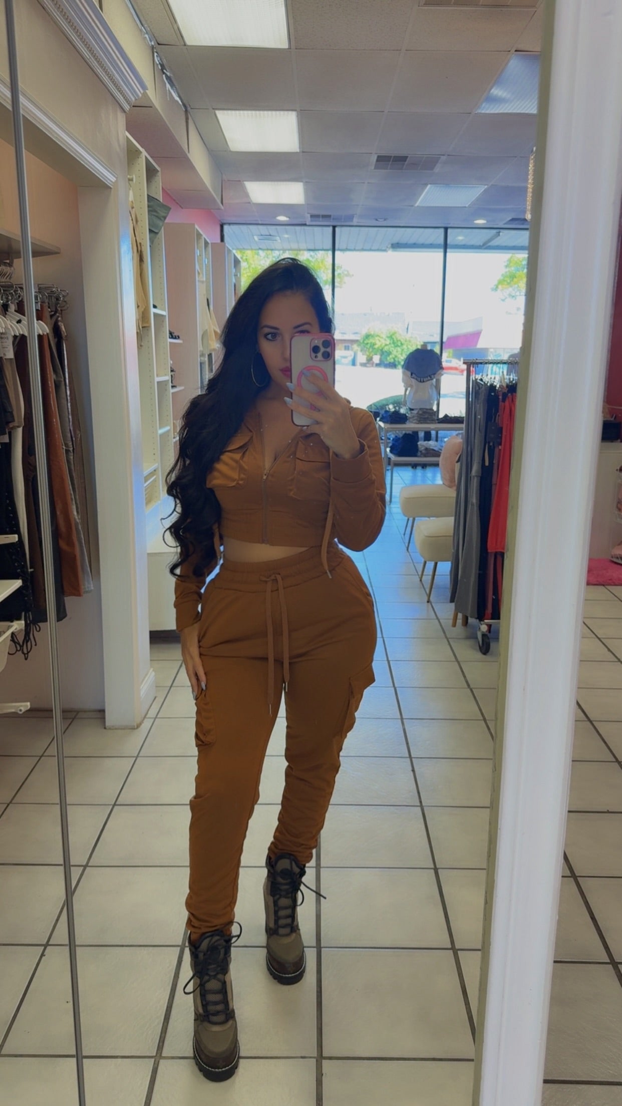 Daily Routine Jogger Set-Mocha