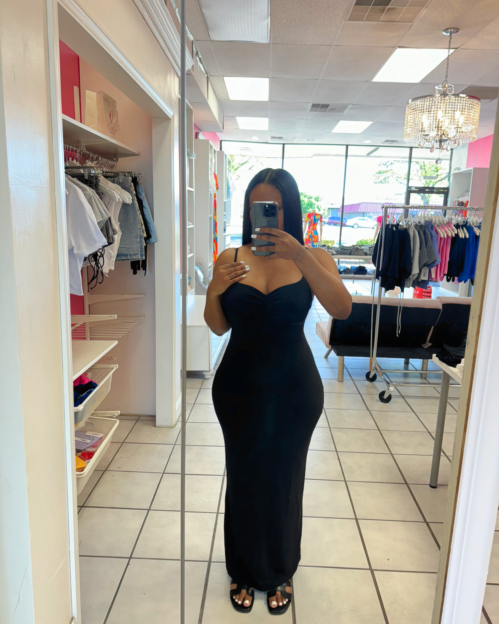 Lola Maxi Dress-Black