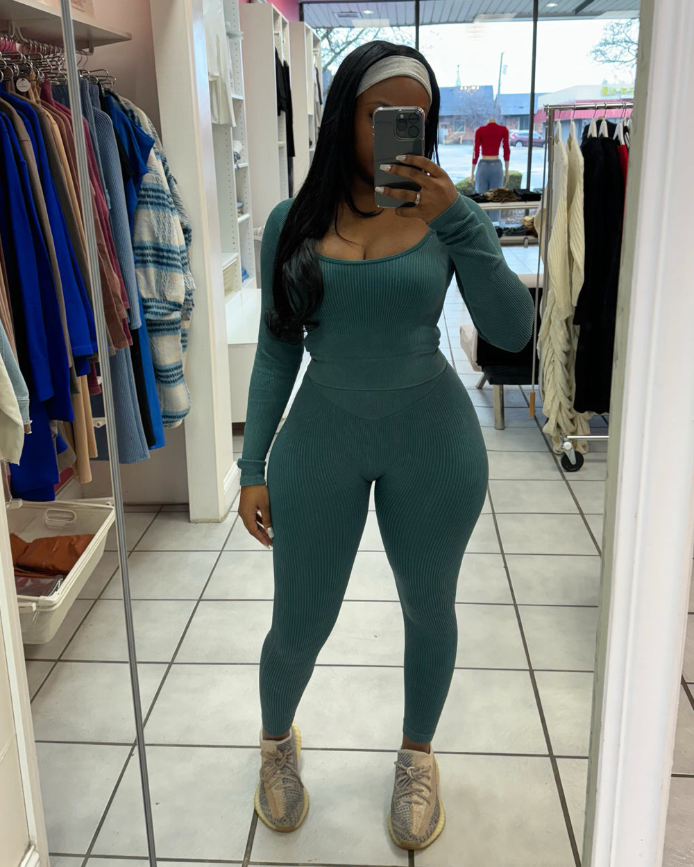 Blair Snatched Active Set-Teal Green