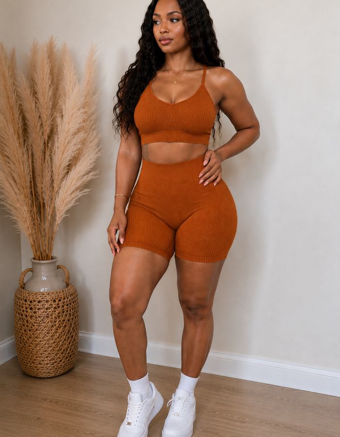 Off Duty Set-Cinnamon