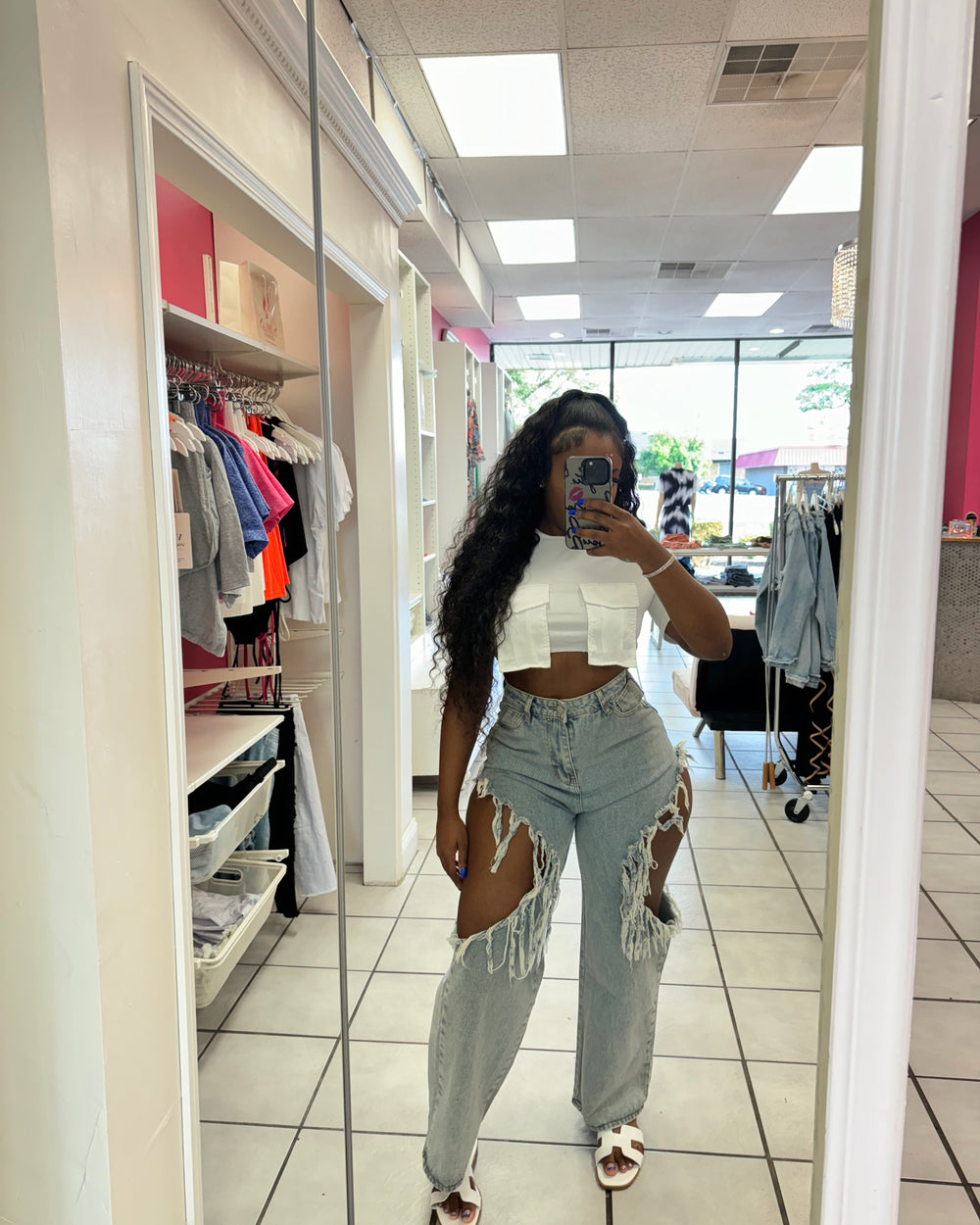 Pocket Full Crop Top