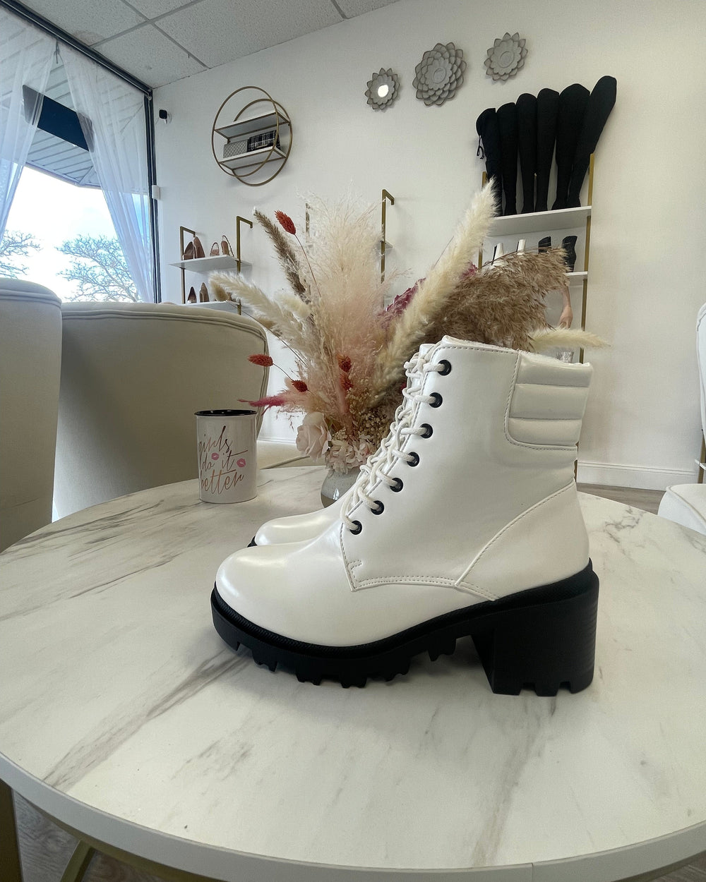 Luna Combat Booties