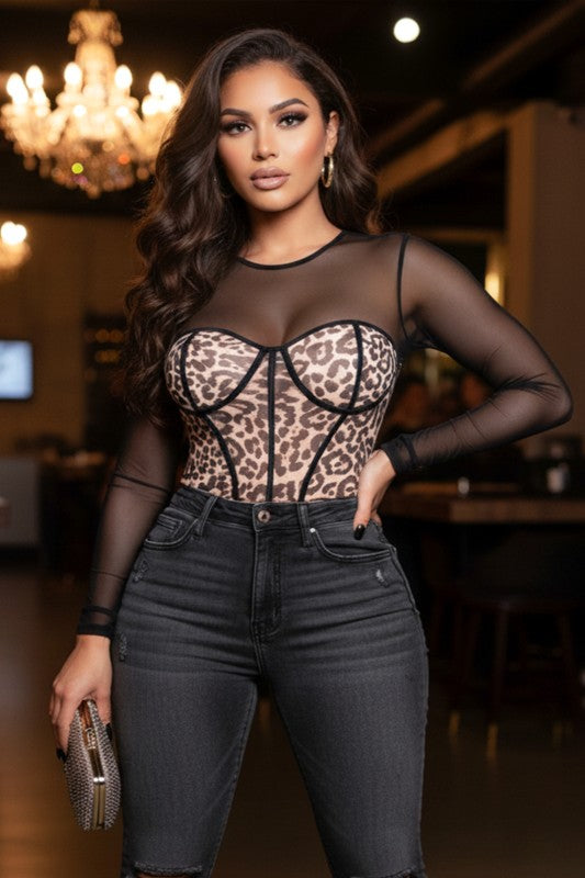 On the Prowl Mesh Bodysuit