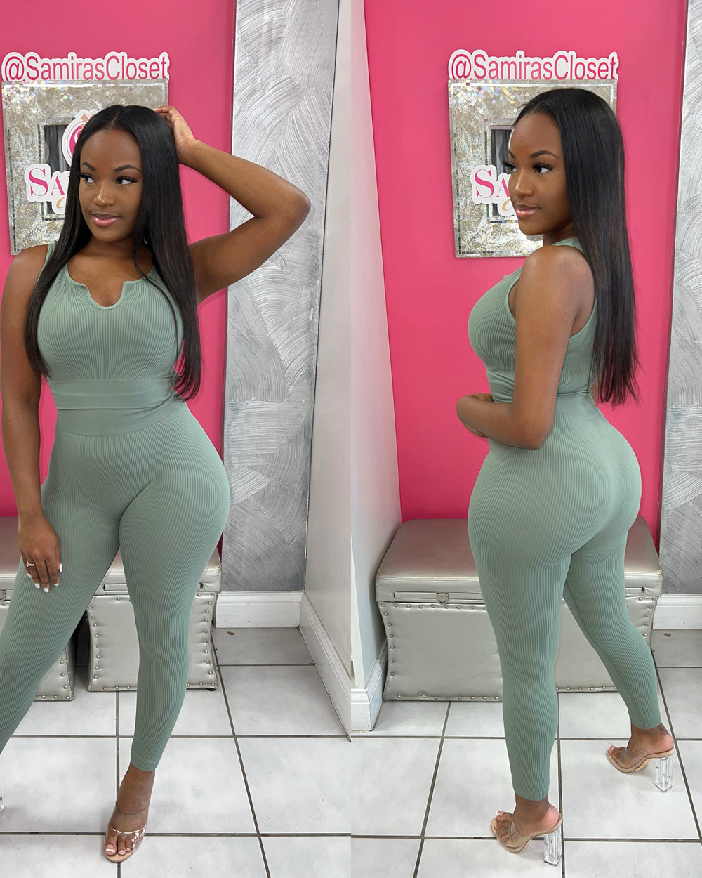 Effortless Legging Set-Olive