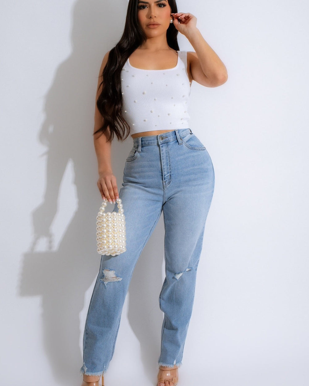 Not Enough Pearls Tank Top