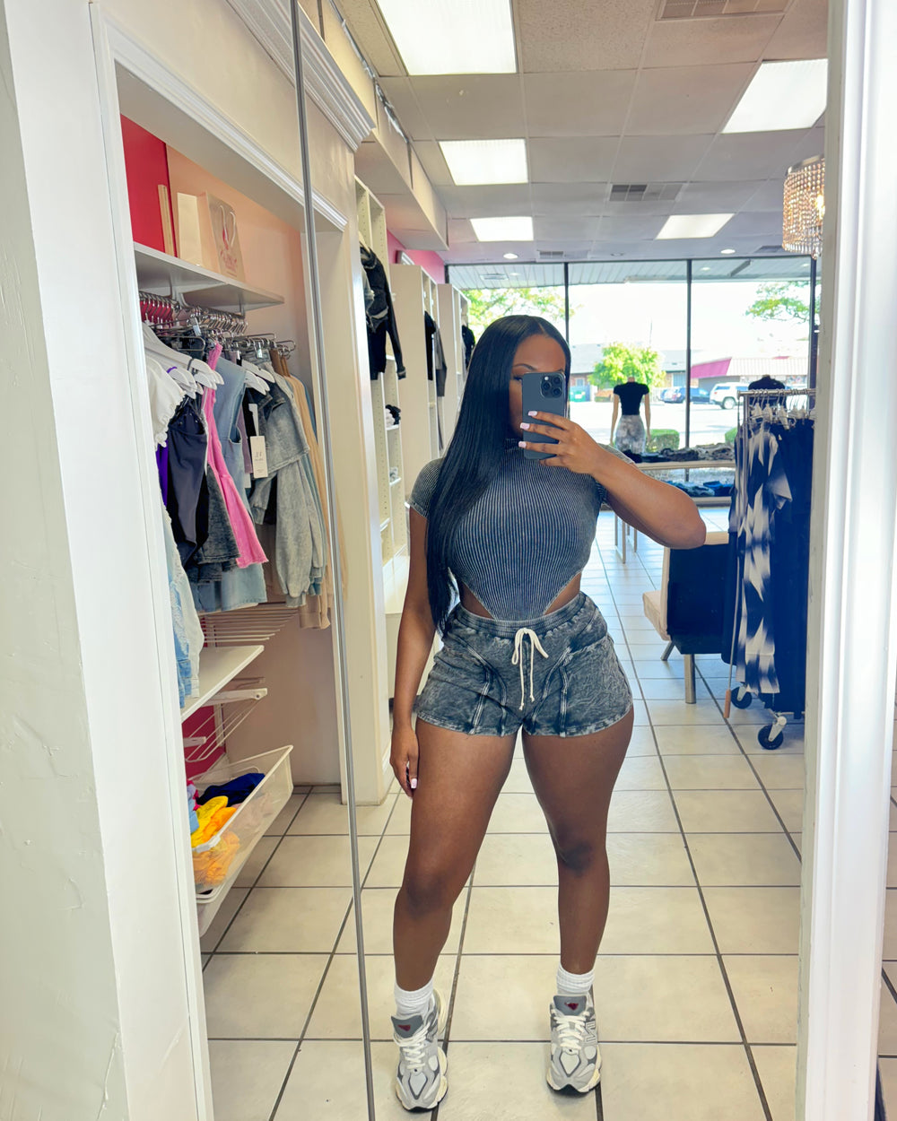 On The Move Shorts Set
