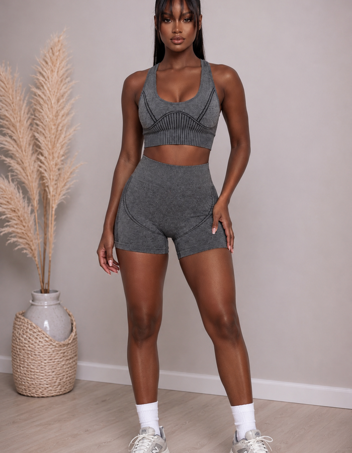 Pretty In Motion Active Set-Grey