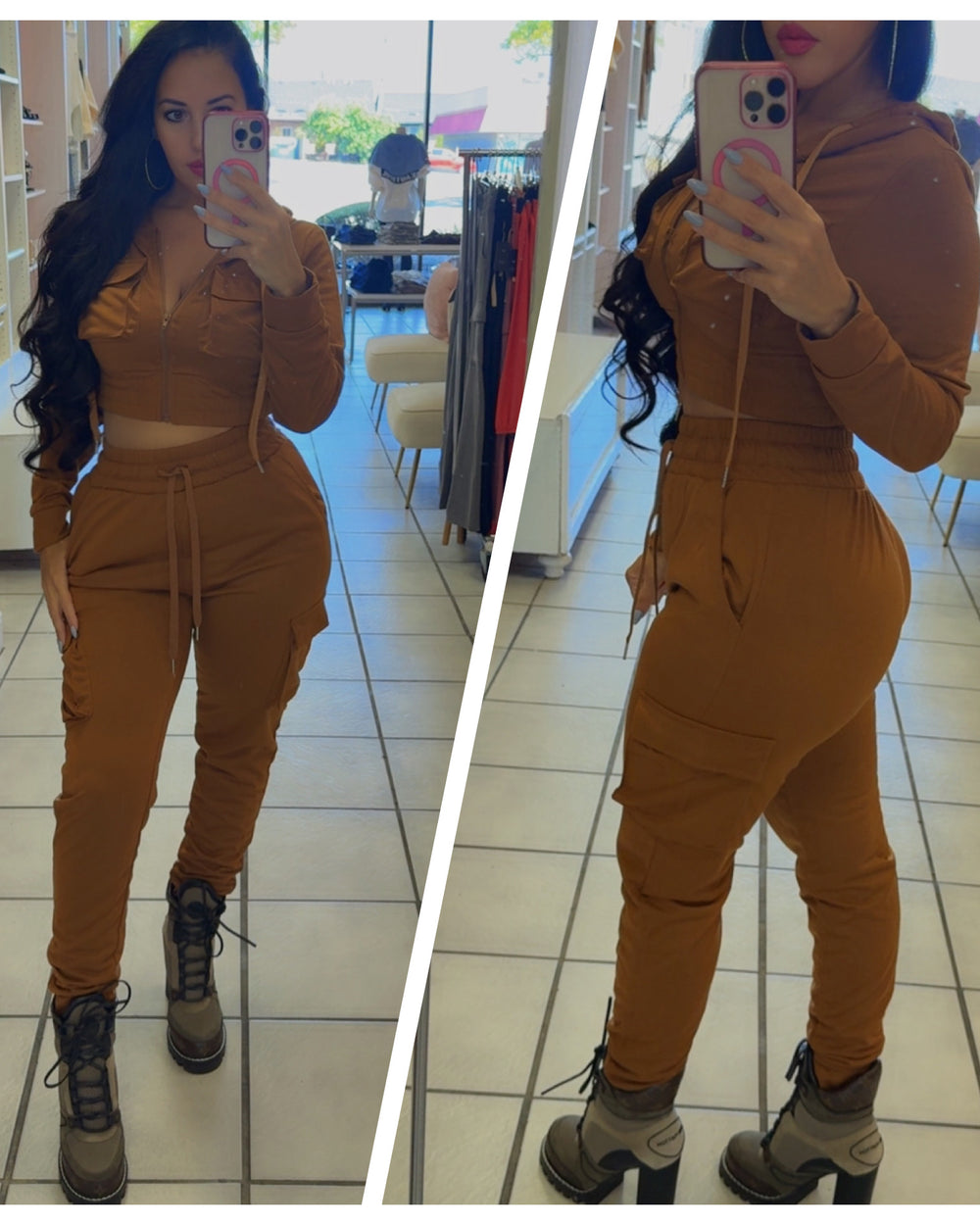 Daily Routine Jogger Set-Mocha