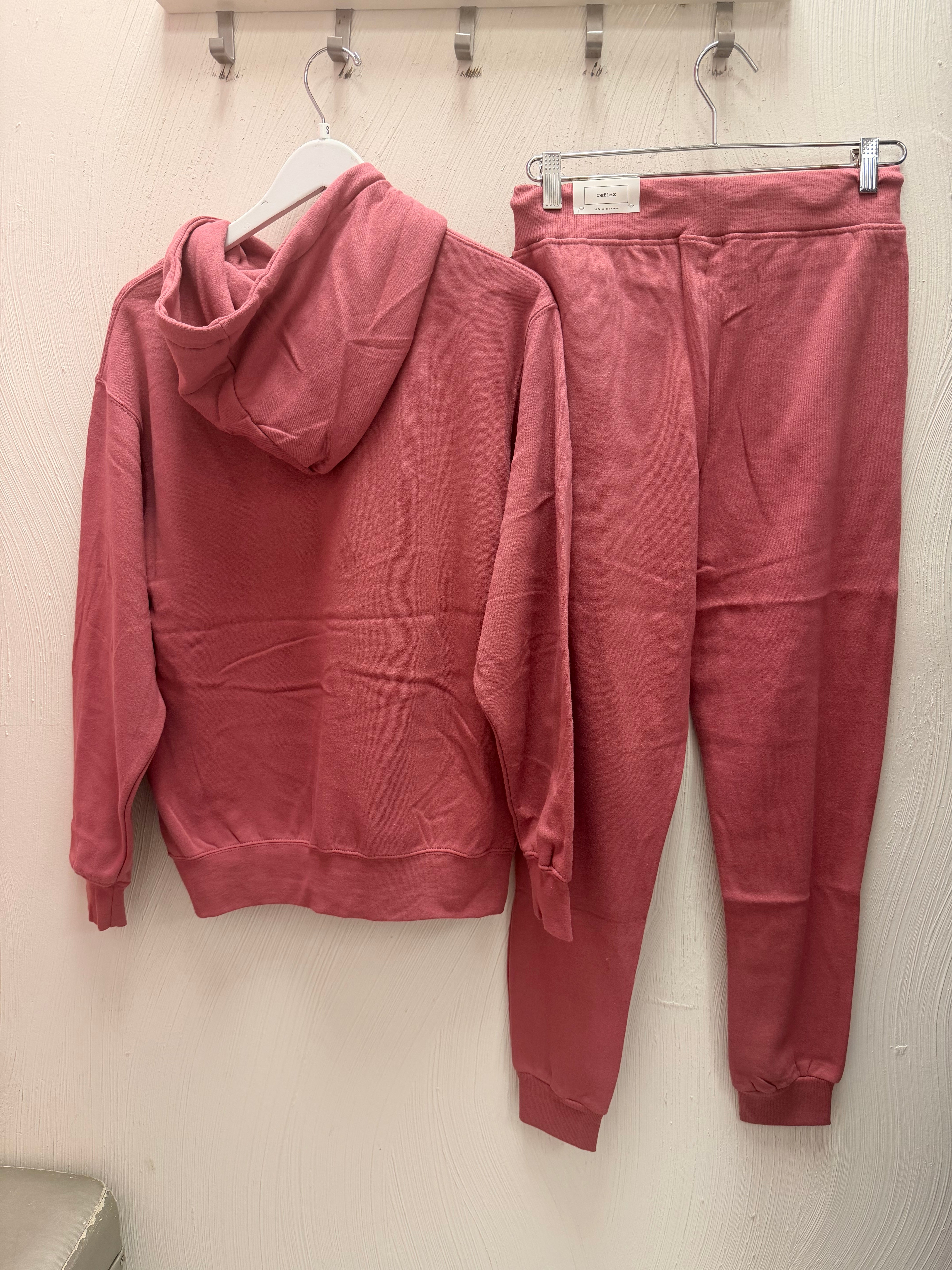 Comfy Club Jogger Set-Pink
