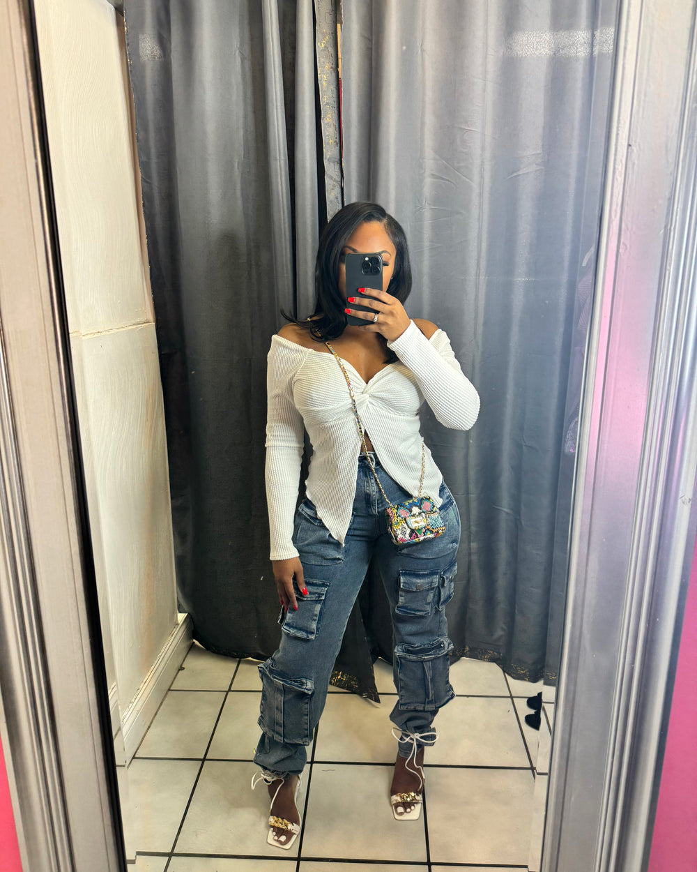 Amelia Off Shoulder Top-White