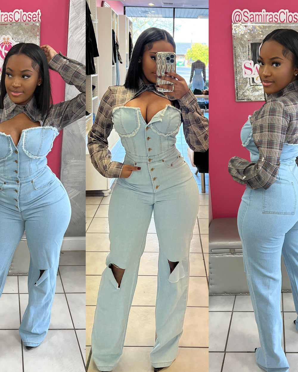 Fashionista Denim Jumpsuit