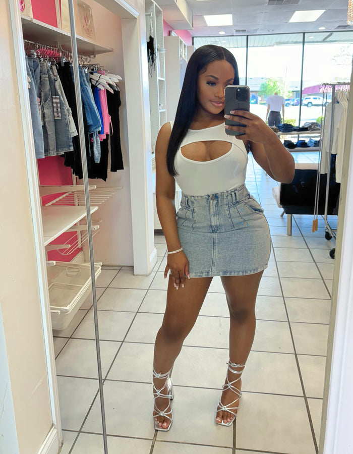 Street Mavern Denim Skirt