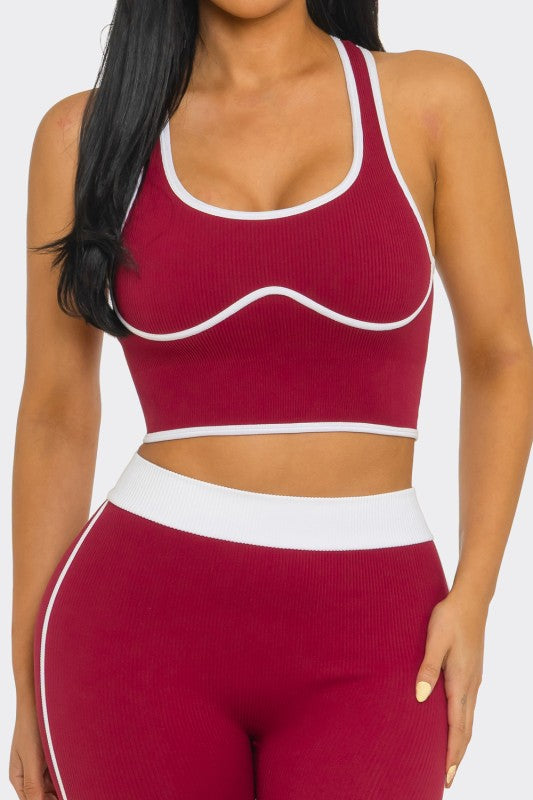Power Play Active Set-Burgundy