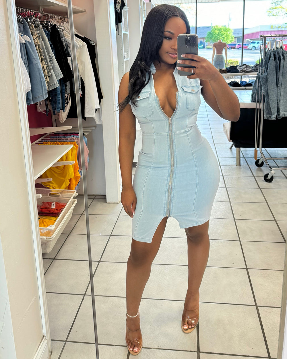 Dana Denim Dress