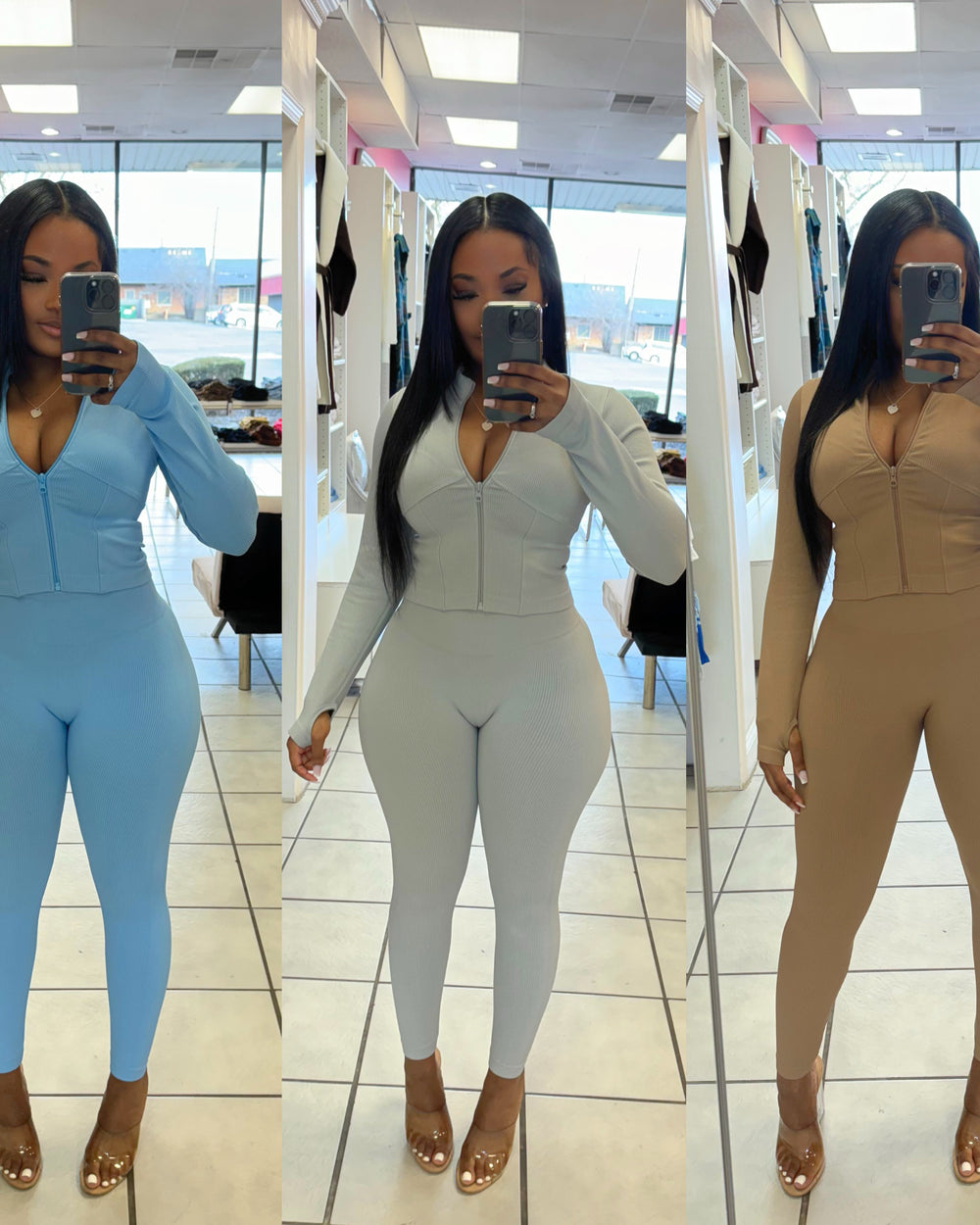Body Basics Active Set-Grey