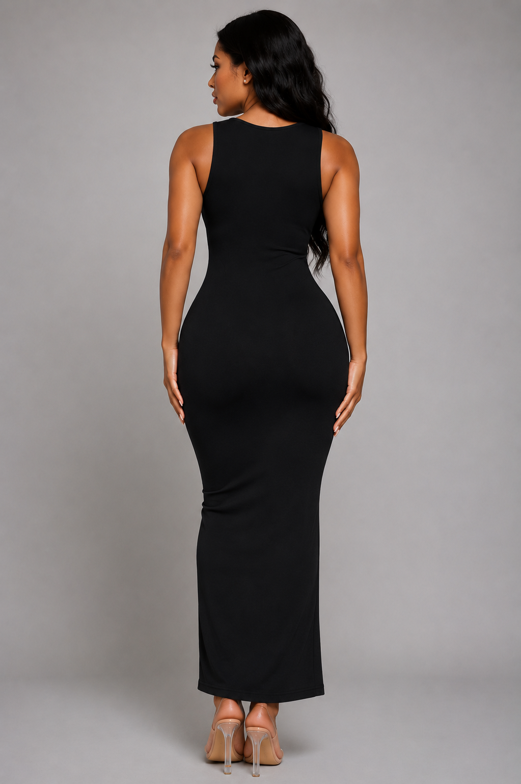 The Essence Maxi Dress-Black