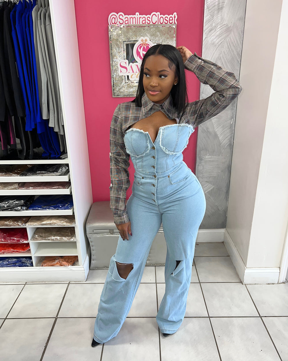 Fashionista Denim Jumpsuit