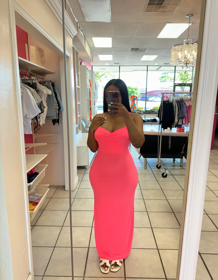 Lola Maxi Dress-Pink