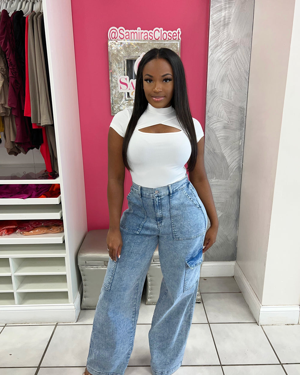Aniya Cut Out Top-White