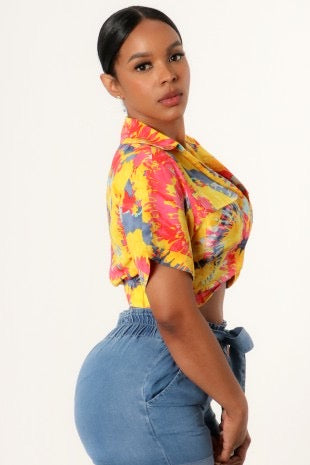 Breezy Tie Front Top