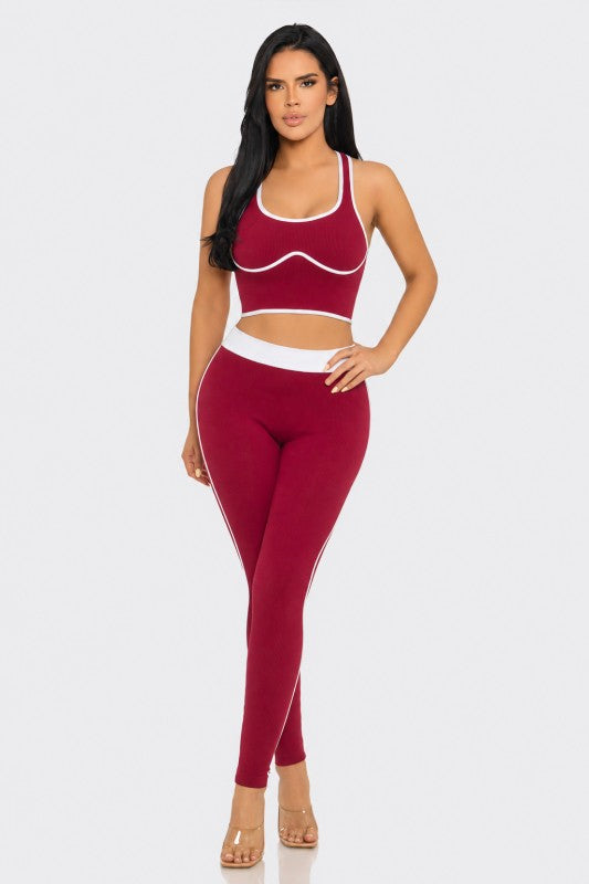Power Play Active Set-Burgundy