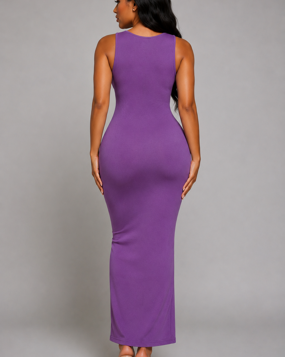The Essence Maxi Dress-Grape