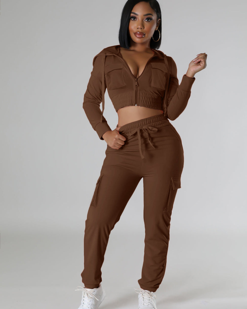 Daily Routine Jogger Set-Mocha