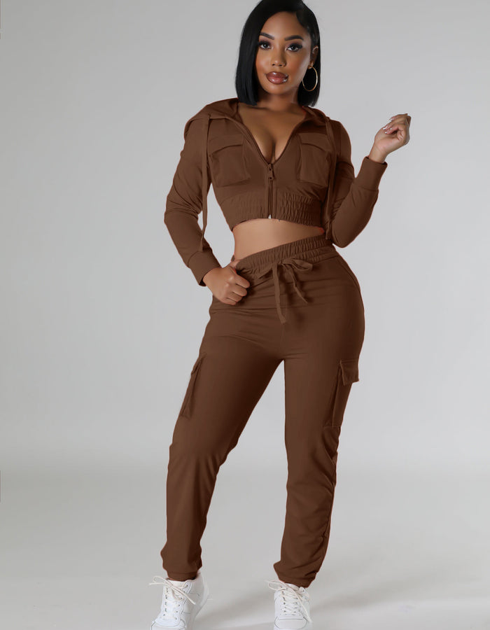 Daily Routine Jogger Set-Mocha